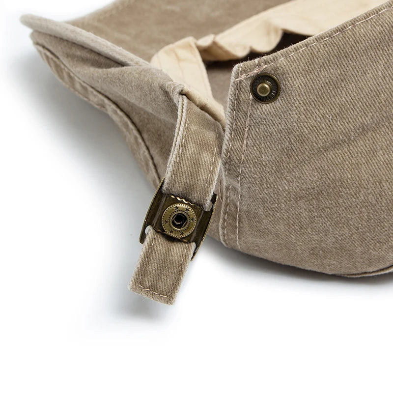 Vintage Beret Hat Khaki